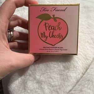 Too faced peach my cheeks powder blush NEW